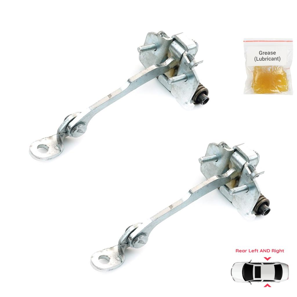 EDP787-1 2 Pieces Rear Left AND Right Door Catch Hinge Brake Stop Check Strap Limiter for Citroen C3 MK1 MK2 2002-2016 9181.L9