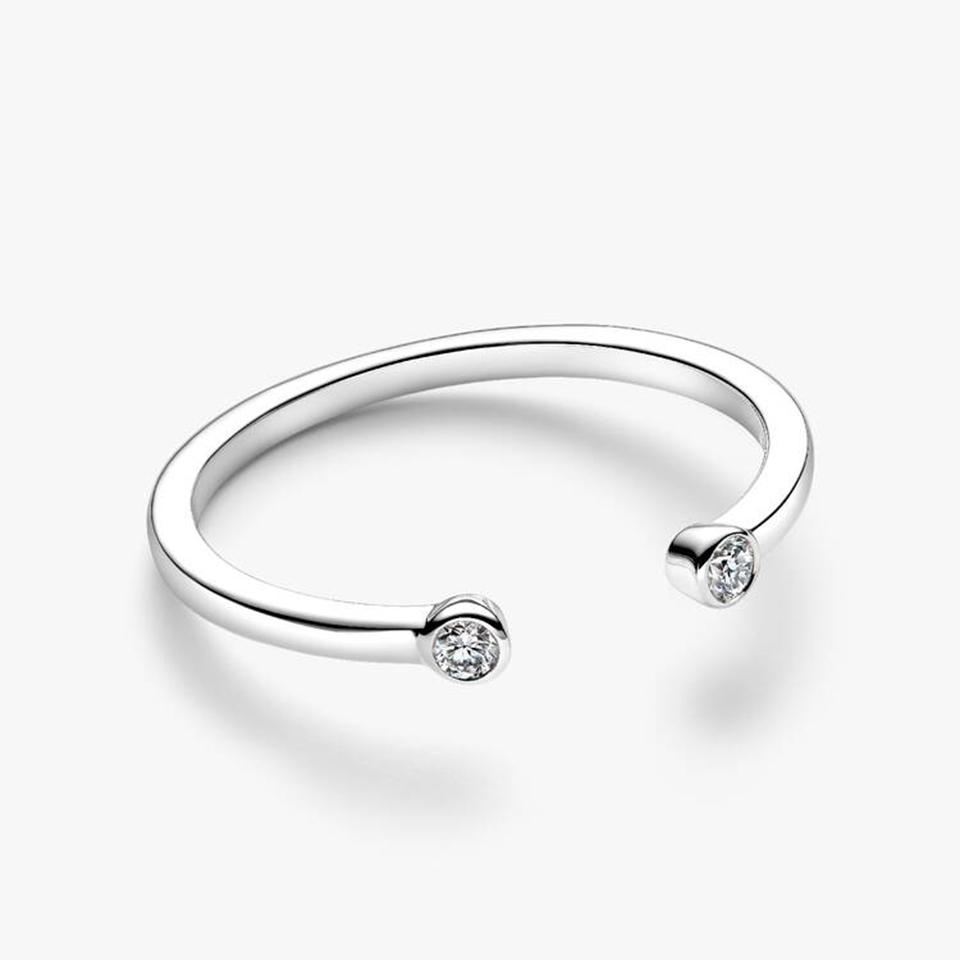 2026 Nuovo Anello in Argento 925 Cuore Colorato Chakra Pianta Ape Specimen Fortuna Arco Corona Fiore Cocktail Gioiello Fascino Fai da Te Raffinato
