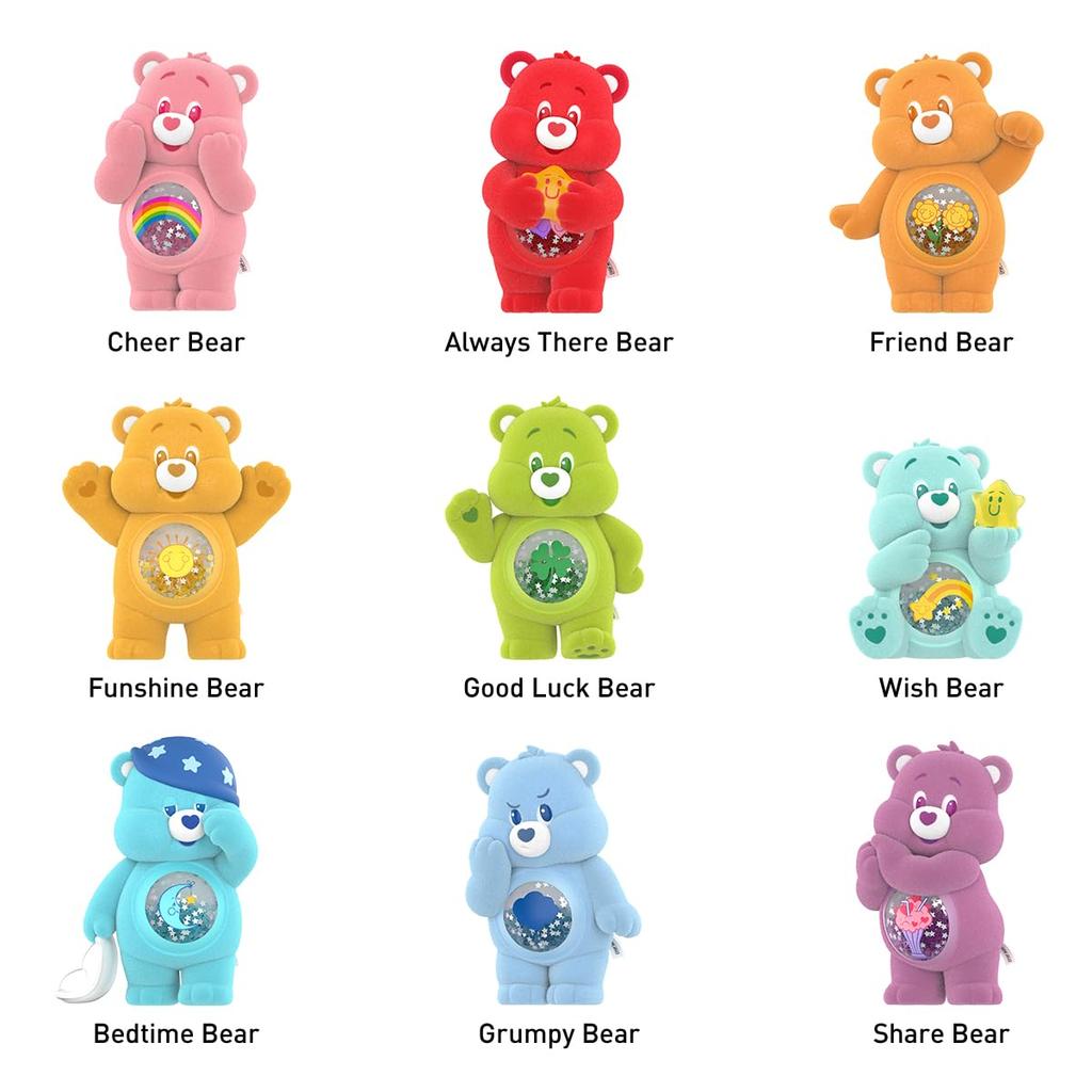 POP MART Care Bears Colorful Hugs Series Pop Mart Gachapon Blind Box Figure Plastic Model Premium Toy PVC Soft Vinyl Original Character Birthday Gift