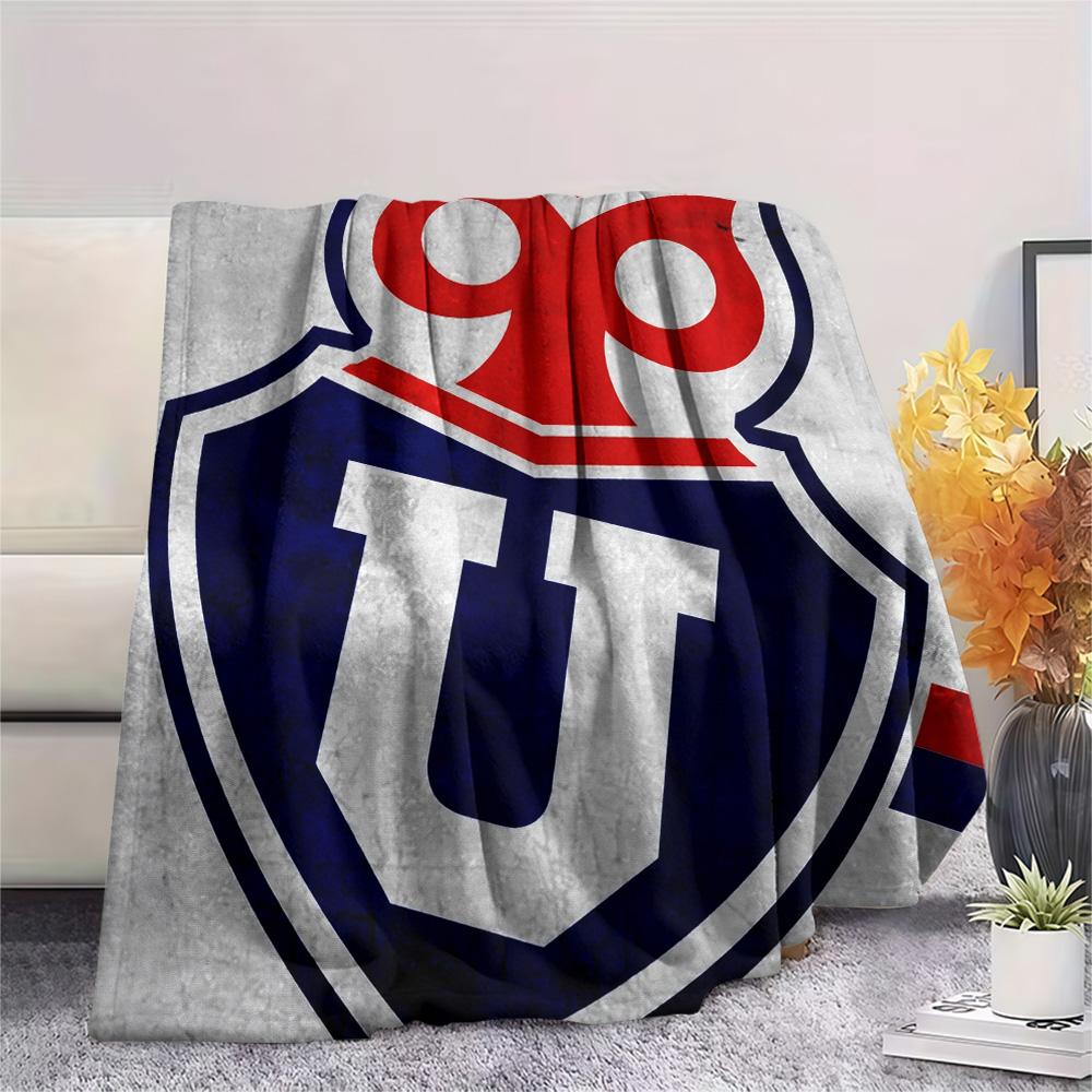 Universidad de Chile Football Club Print Flannel Blanket, High quality Comfortable for All Seasons, Home Decor, Warmth and Comfort