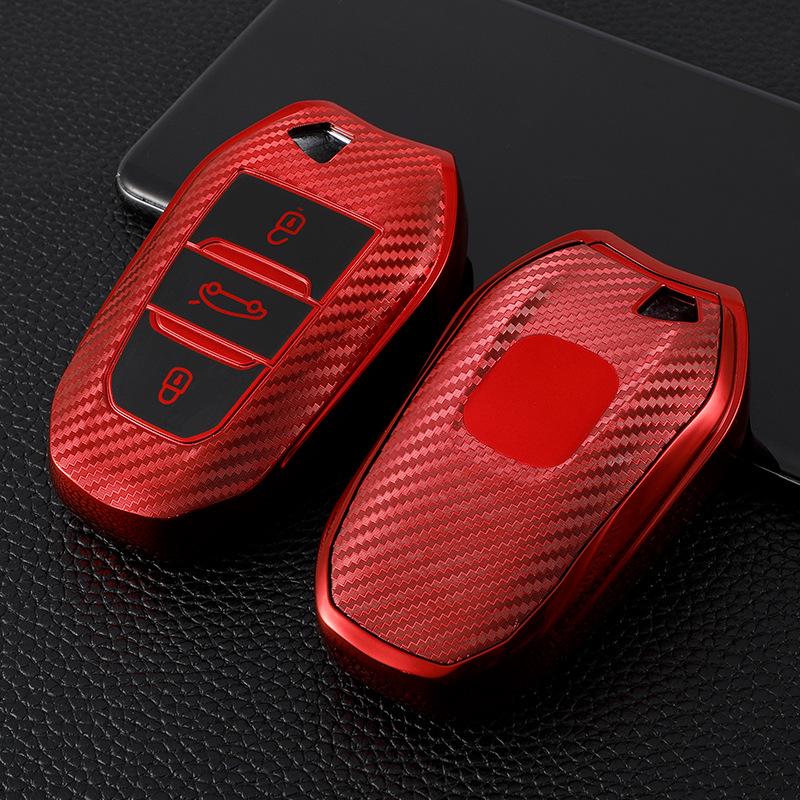 

Peugeot Key Cover for 4008, 3008, 5008 Models - Protective Shell with Buckle