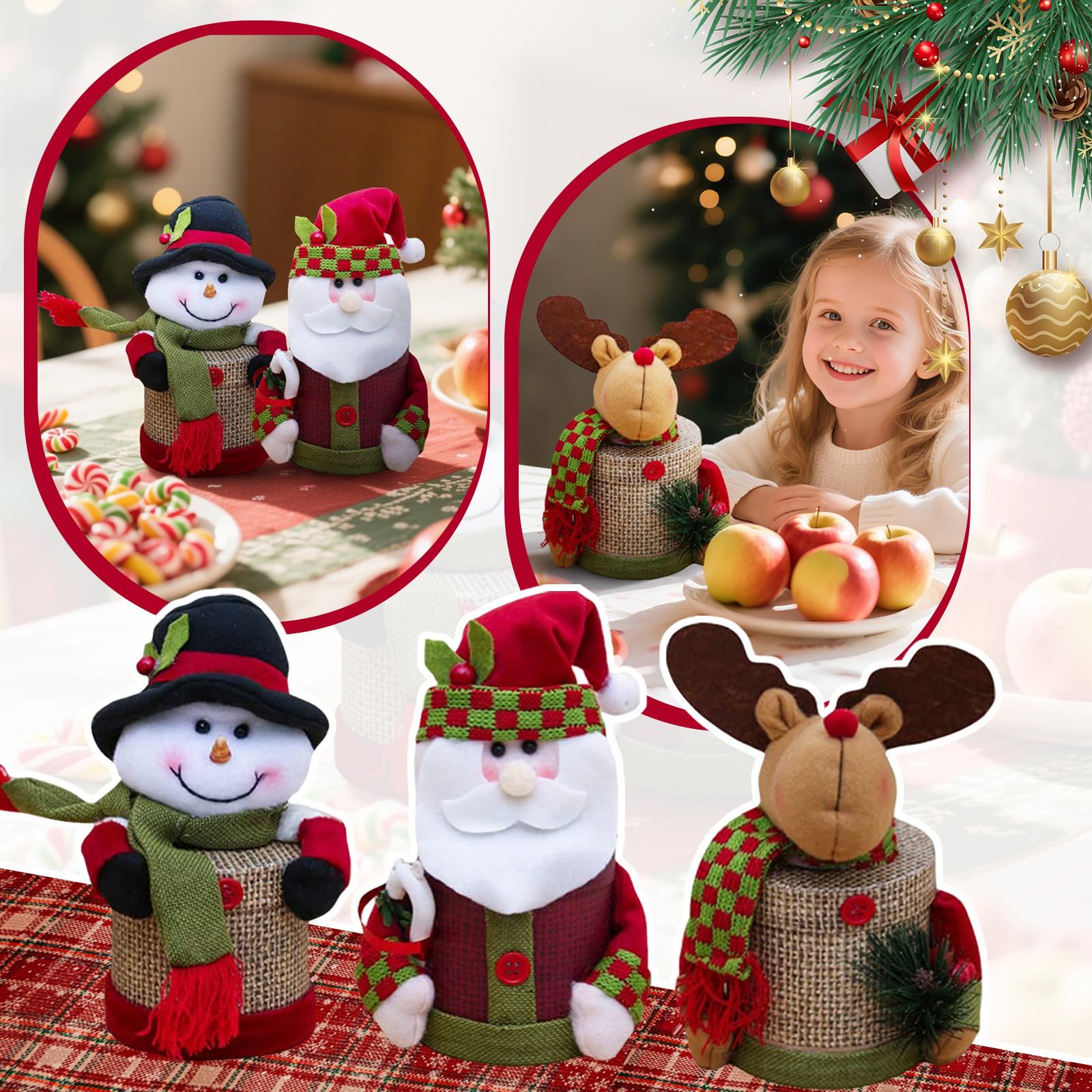 

Рождественская упаковочная коробка 3 шт. Рождественские коробки Снеговик Кукла Санты Конфетные коробки Для рождественской праздничной вечеринки Сумки-бонбоньерки Принадлежности Украшение Наполнитель для чулка Конфеты One Size