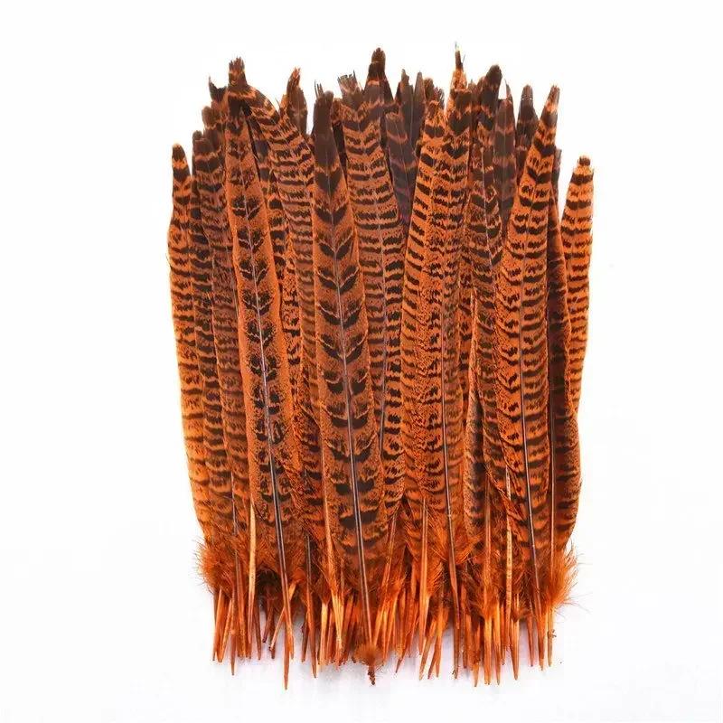 10Pcs Colorful Natural Female Pheasant Feathers for Decoration Crafts Long Chicken Feather Decor Carnival Accessories Decoration