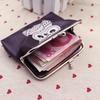 Borsa a mano con pochette portamonete porta carte porta carte da donna in ecopelle moda ragazza