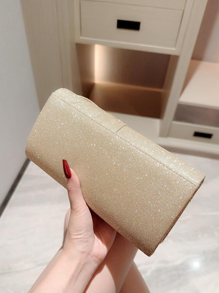 Women's Classic Cross Design Sparkling Flap Evening Bag Clutch Bag Party Bag Prom Bag Evening Bag Dress Bag Wedding Bag