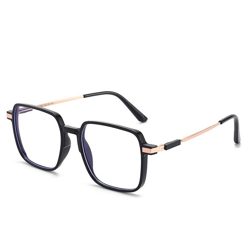 Photochromic Glasses Women'S Square Anti-Blue Flat Glasses Fashion Outdoor Casual Sunglasses Vintage