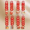 1 Pair Zodiac Snake Snake Year Door Handle Hanging Doorknob Hanging Pendants  Spring Festival