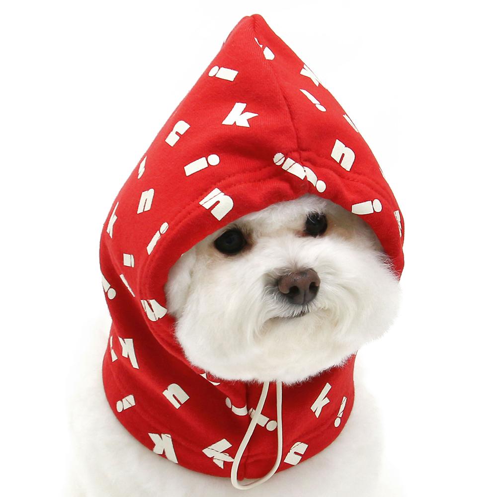 Kinikini Logo Pattern Balaclava - Red