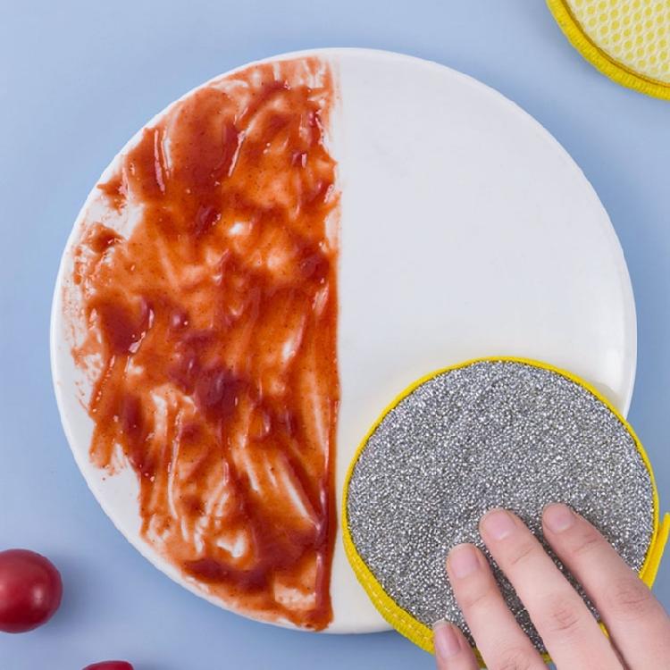 Dishwashing Sponges Cloth Double-sided Cleaning Spongs Scouring Pads 10PCS