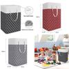 Modern Cotton Foldable Laundry Bin With Waterproof Material For Clothes And Toys