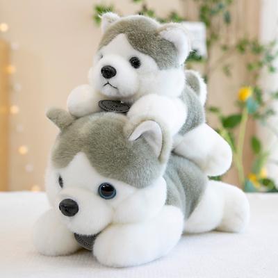 Husky Doll Plush Toy Puppy Throw Pillow Doll for Children Gift Grab Machine Doll