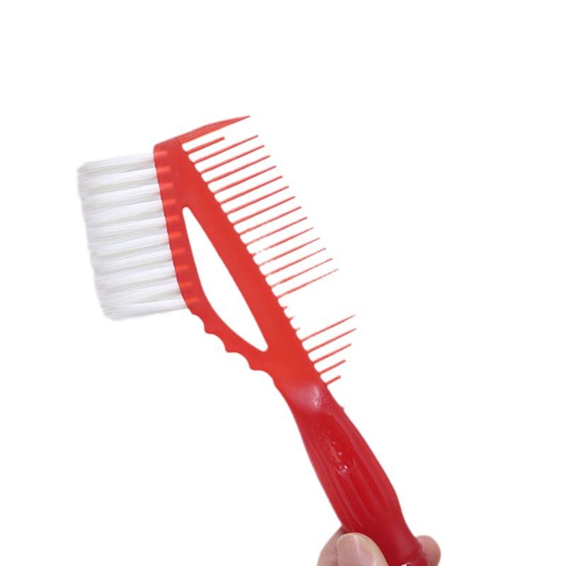 Premium Soft Bristle Deep Conditioning Brush & Comb Set for Salon Hair Care & Dyeing