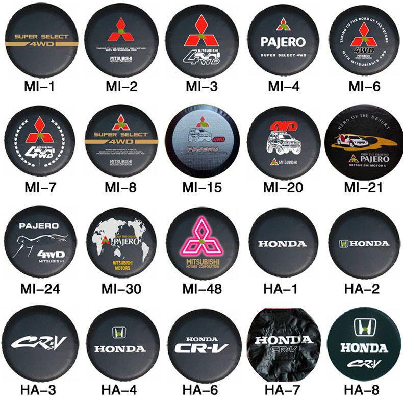 Schwarz-Gold PVC-Leder Ersatzradabdeckung für Mitsubishi Pajero V73 Cheetah - Universell passend für Geländewagen.