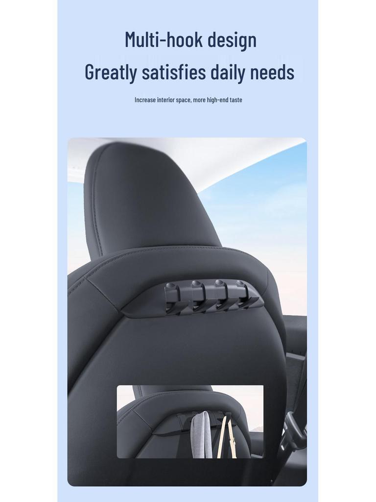 Tesla Model 3/Y Rücksitzhaken für grenzüberschreitende Modifikationen