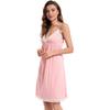 Women's Ribbed Cotton Splicing Lace Can Be Worn Outside The Loose Halter Nightgown Large Size Foreign Trade Sexy Nightgown Home Apparel Nightgowns