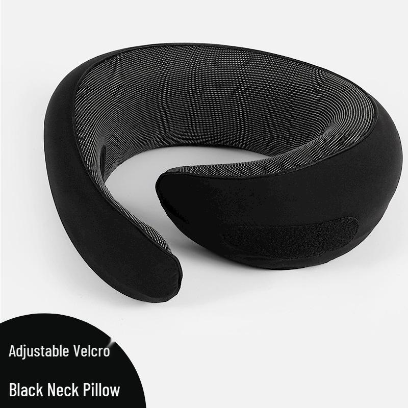 

U-образная подушка для путешествий с эффектом памяти в форме улитки для поддержки шеи и спины 26x12