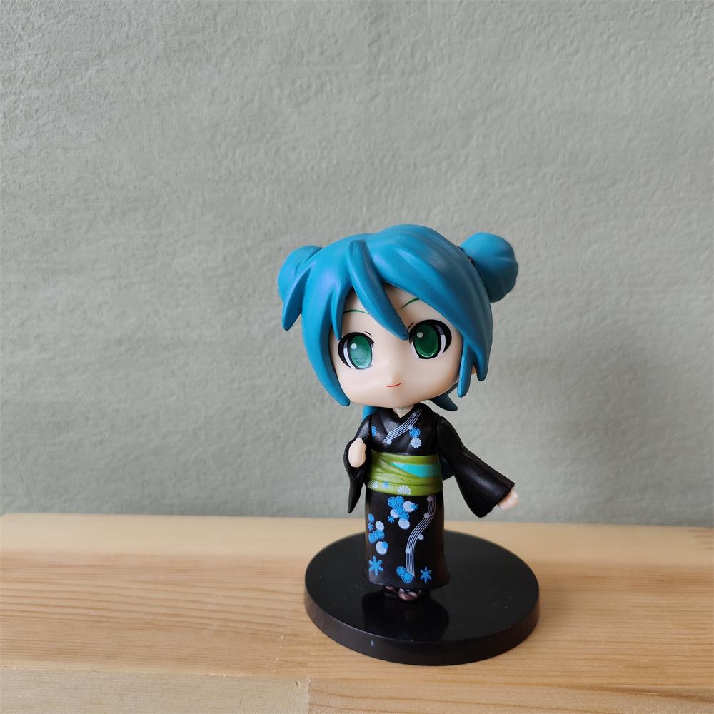 7cm 7style Random Hatsune Miku Virtual Singer Anime Action Figure 3D PVC Model Character Cosplay Accessories Cute Lovely Kids