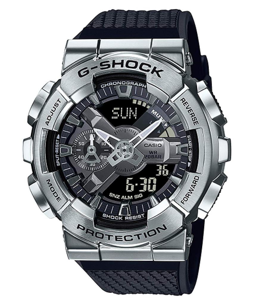 Casio Metal Outdoor G-Shock Men's Analog-Digital Watch, Style, Black, GM-110-1A