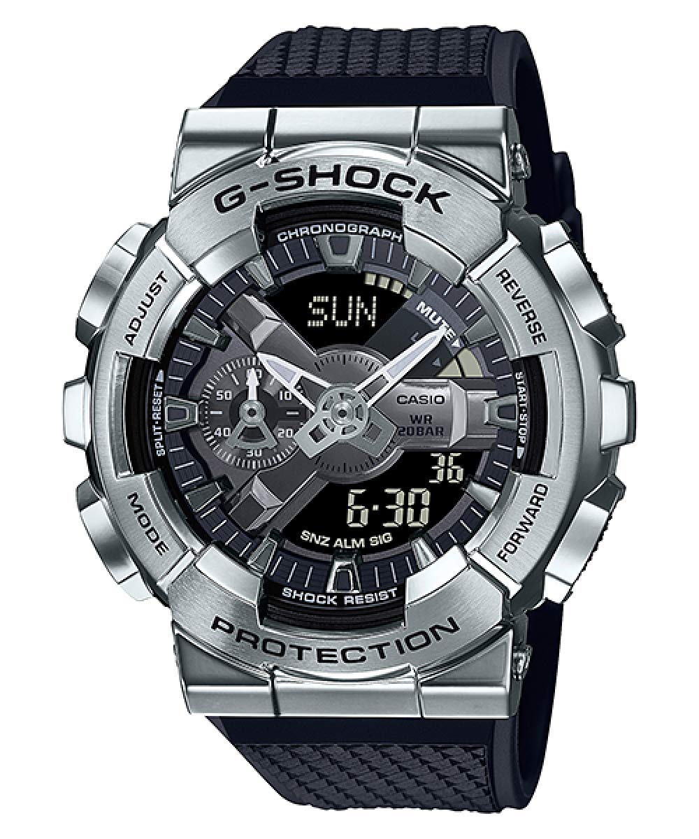 

Casio Металлические Уличные G-Shock Мужские Аналогово-Цифровые Часы, Стиль, Черные, GM-110-1A