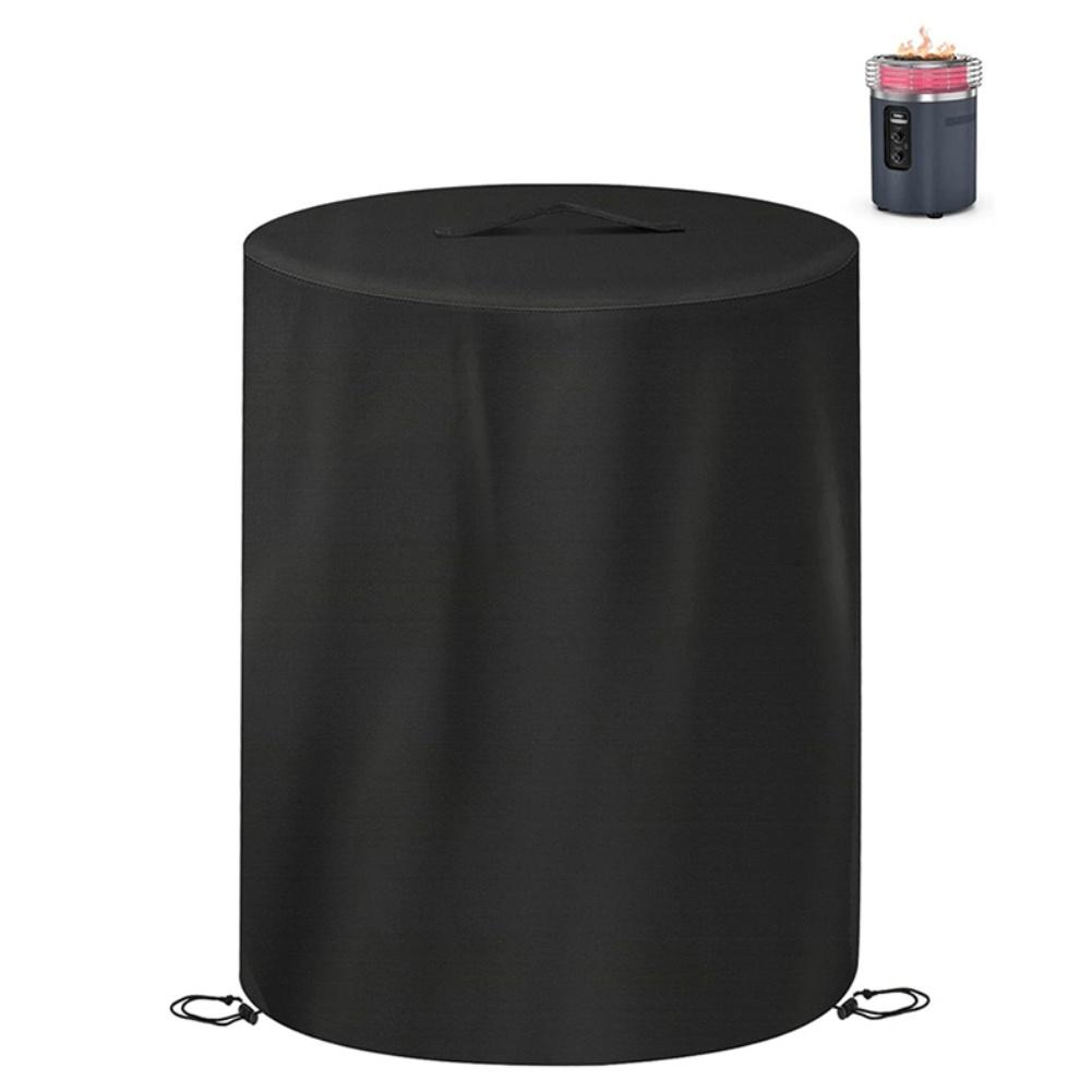 Copertura Rotonda per Riscaldatore con Coulisse per Colonne da Fuoco a Propano Impermeabile e Resistente alle Intemperie Protezione da Esterno