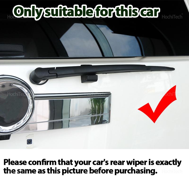 For GMC for Escalade Suburban for Tahoe Yukon XL 2007-2013 15277756 Car Rear Wiper Blades ABS Windscreen Wipers Auto Windshield
