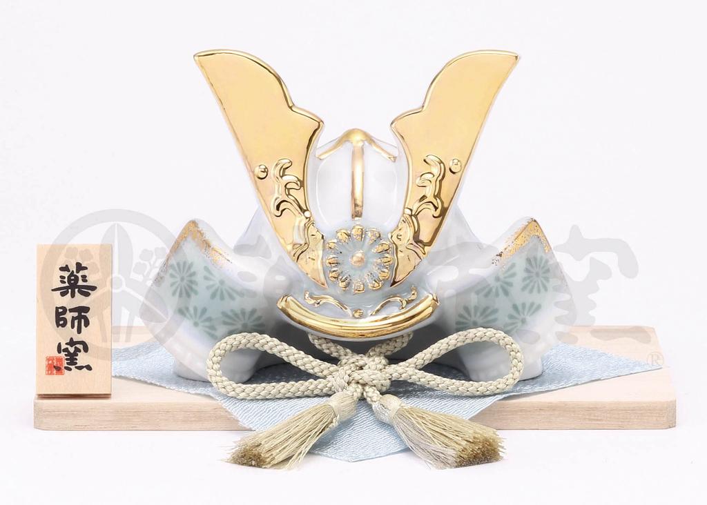 Yakushigama Dyeing Shusse Helmet (Yakushigama) (White Indigo)