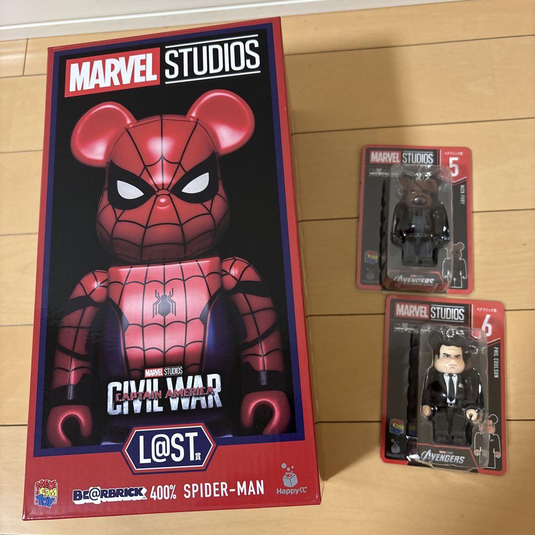 

[USED] MARVEL Happy Lottery Bearbrick Last One No. 1 Marvel