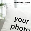1Pc Custom Design Pillowcase with Personalized Photo Text Logo, Ultra Comfort Soft Breathable Pillow Cover for Modern Home Decor, St