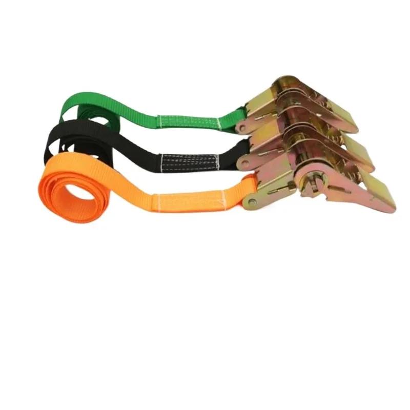 For Luggage Goods Transportation Outdoor Camping Cargo Strap Ratchet Tensioner Freight Car Fixed Tightener Tighten Rope