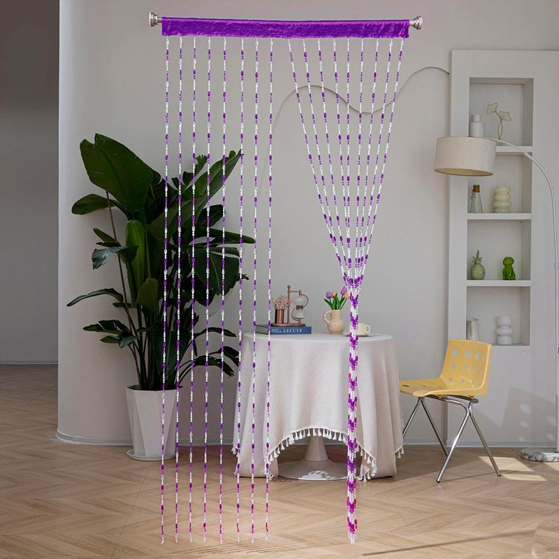 1PC Acrylic Home Decor Door Beads Transform Space Beaded Curtain 200*100cm 18-Strand Curtain
