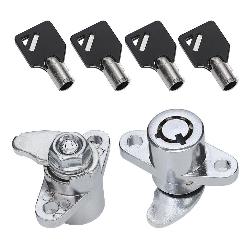 

4 Keys Hard Saddlebag Locks Set Motorcycle Parts For Harley Touring Road Glide Road King Electra Glide FLHR FLHT 1993-2013