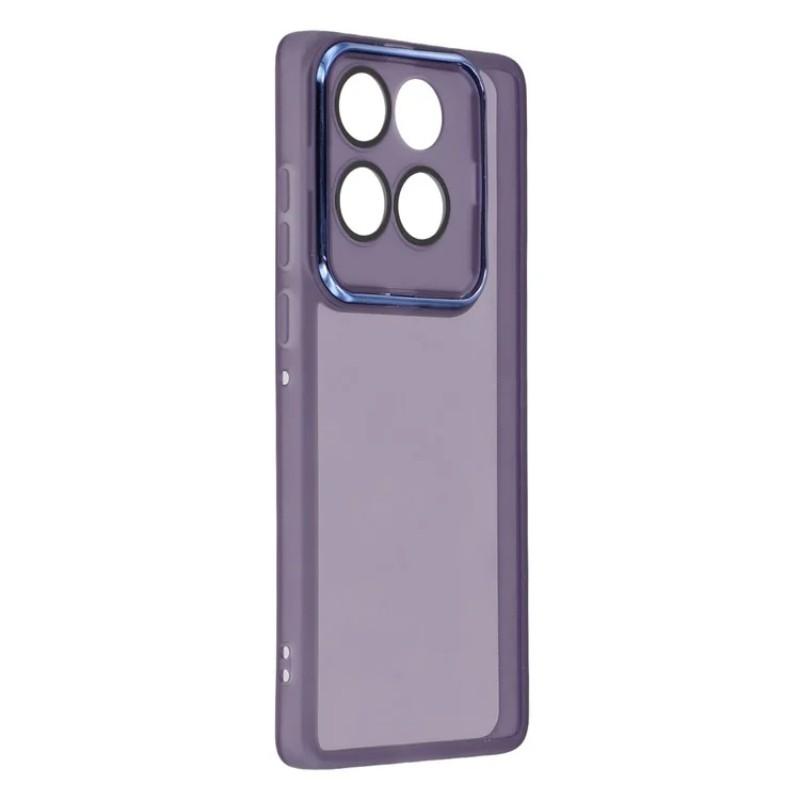 For Motorola Edge 60 5G TPU Case WANLONFENG DKSM Series Electroplated Frame Back Cover with Tempered Glass