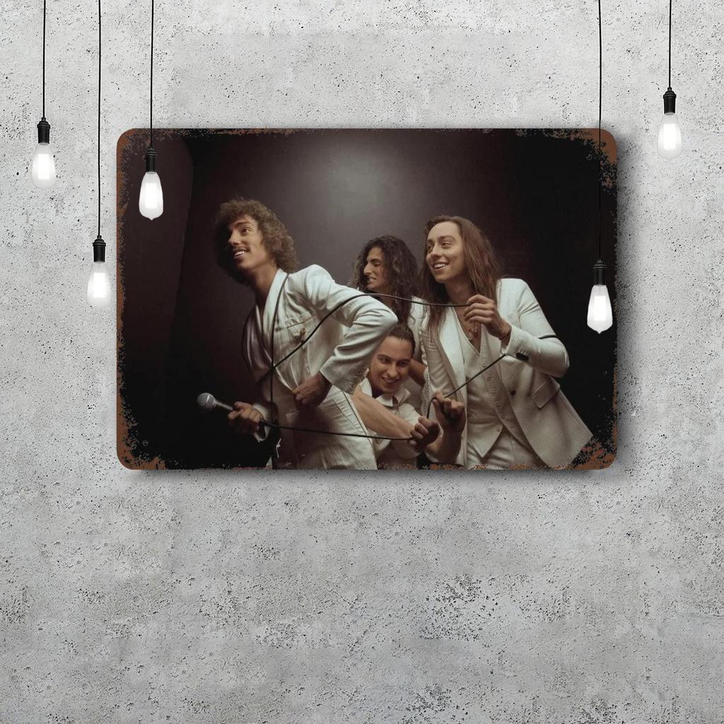 Greta Van Fleet Metal Signs Wall Decor Vintage Tin Signs Captain Metal Poster Decor for Bar Pub Club Wall Decoration