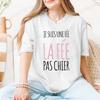 New Fashion Tee Tops France Funny Letter Manche Courte Humour Je Suis Une Fée Graphic Tshirt Girl Y2K Shirt Harajuku Streetwear