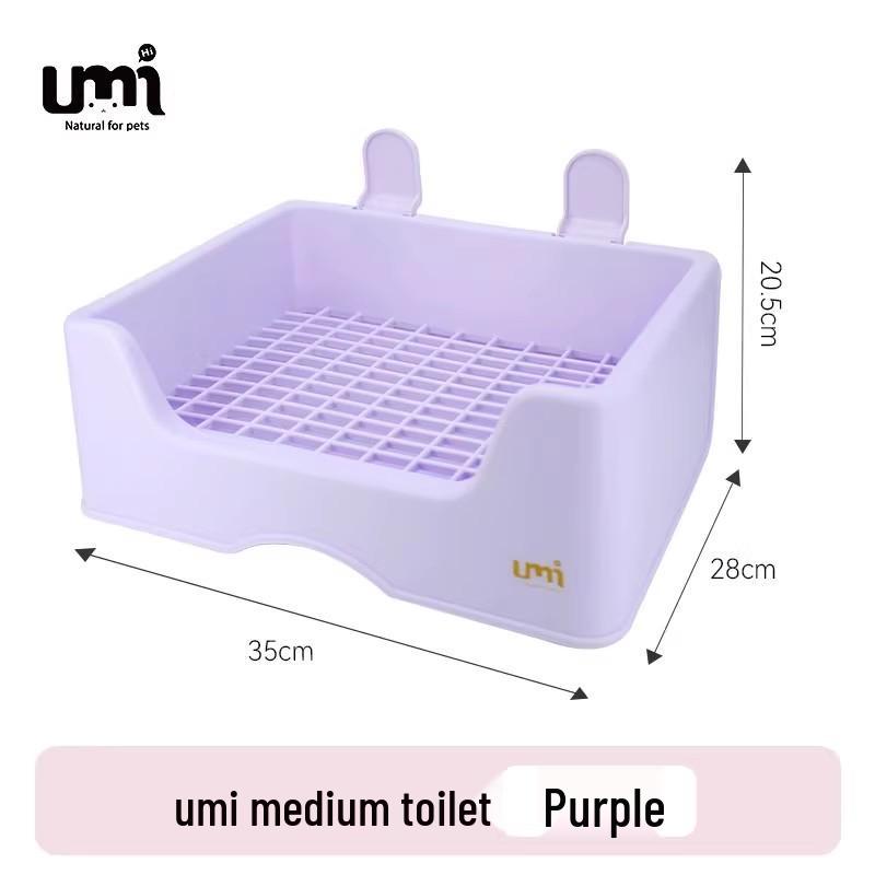 

UMI Неопрокидывающийся лоток для кроликов и морских свинок – Средний и большой, конструкция против разбрызгивания