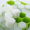 Silicone Honeycomb Ice Cube Mold with Lid, 37-Grid, Stackable, Food-Grade DIY Tray
