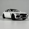 1:32 BMW M8 MANHART MH8 800 Supercar Alloy Metal Diecast Model Car Sound and Light Pull Back Children's Toy Collectible Birthday