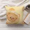 Cartoon Kawaii Butter Bear Pillow Case Home Decoration Cushion Cover Suitable For Bedroom Car Office Sofa