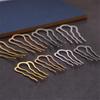 5pcs 4 Teeth Metal Hair Fork Clip Stick Comb Gums For Women Chinese Bridal Barrettes Accessories Decoration Jewellery Making