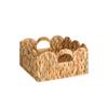 Handwoven and Gourd Grass Storage Basket - Natural Woven Tray for Desk, Snacks and Clutter Organization