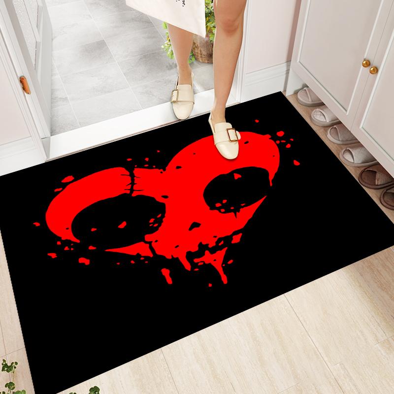 Skull Art Rugs and Carpets for Home Living Room BedRoom Decoration Area Rug Doormat Kitchen Bathroom Non-slip Mat Cartoon Rugs