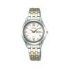 [Seiko Watch] SEIKO SELECTION STPX033 Women's Watch Made In Japan Solar Rechargeable Pair Sapphire Glass Date and Day Calendar Silver & Yellow Gold