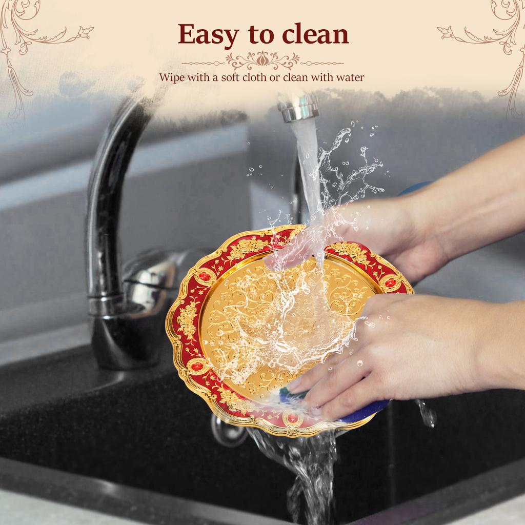 Vintage kovový turecký čajový set se 6 šálky a podnosem na konvici Nádherná turecká kávová konvice Konvice na víno Nápojové nádobí Domácí dekorativní řemesla