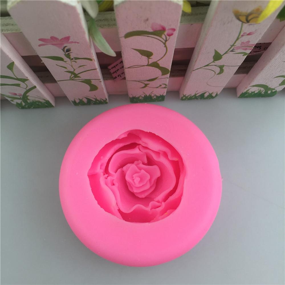 Rose Material Baking Silicone Chocolate Soap Cake Decoration Tool Fondant Mold Cake Moulds Bakeware