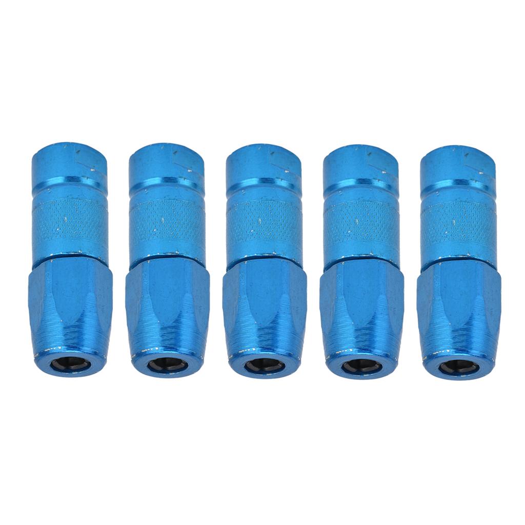 5Pcs Grease Gun Coupler Tightly Bite Durable WearResistant Grease Gun Flat Nozzle for Equipment