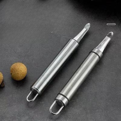 Rimuovi-semi in acciaio inossidabile Strumento per la cottura in cucina Utensile domestico per togliere il nocciolo della frutta Gadget da cucina Multifunzionale Rimuovi-semi Rimuovi-buccia