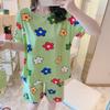 Pajamas Women'S Summer Short-Sleeved Shorts Loose And Cute Cartoon Casual Can Be Worn Outside Pajamas Women'S Loungewear Set