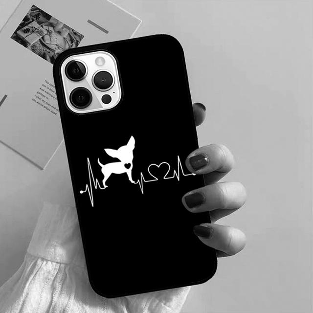 Cute Chihuahua Dog Mom Phone Case For iPhone 17 Air 16 15 14 13 12 Pro Max Plus Max Cover Shell Coque
