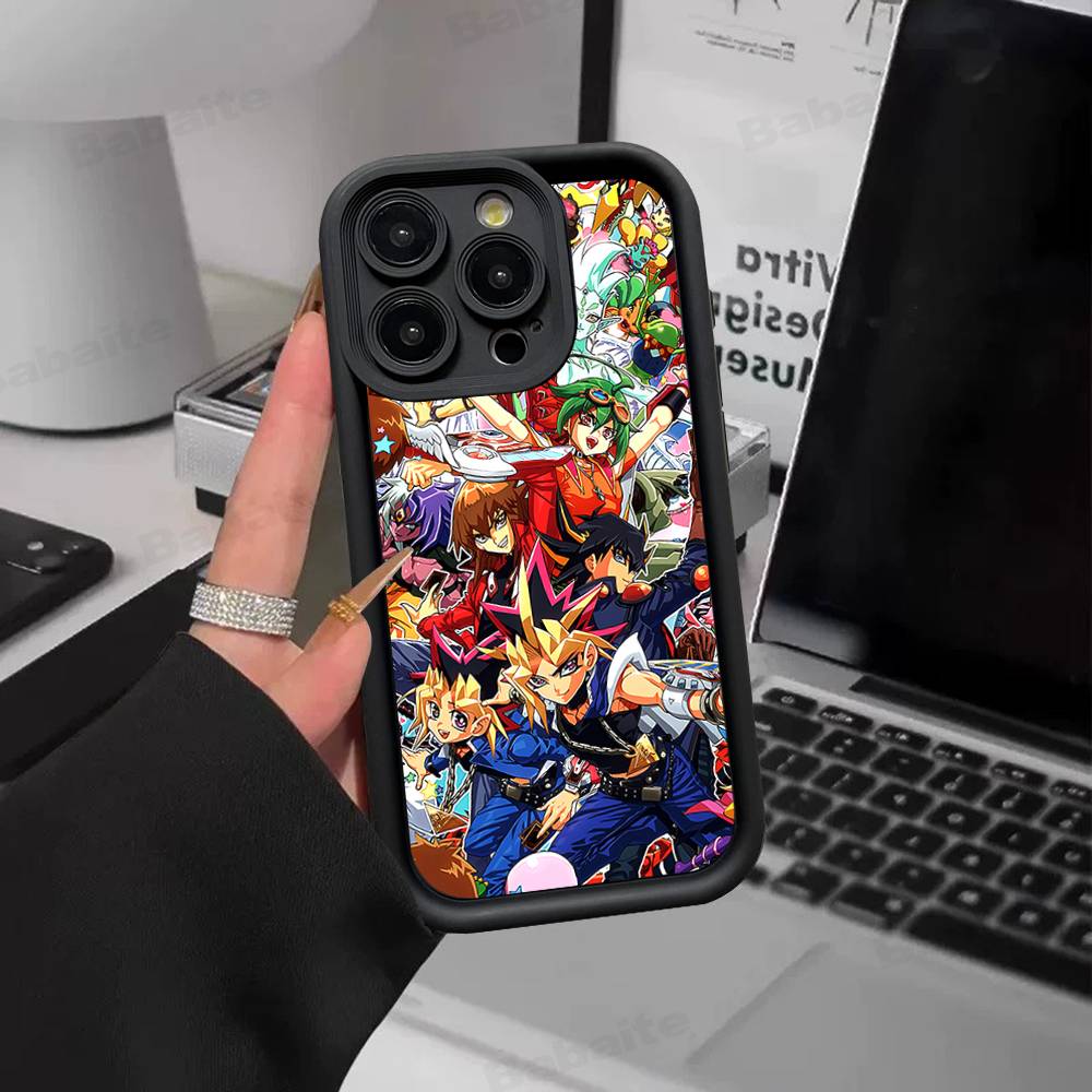 Amine Yu Gi Oh Classic Phone Case For IPhone 17 16 15 14 13 12 11 Pro Max Mini Plus Soft TPU Back Cover