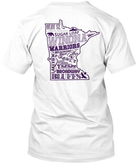 Футболка Winona State Homecoming Сделано в США Размер от S до 5XL Унисекс Футболка XXL